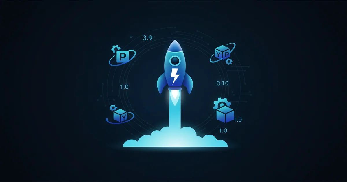 uv Python package manager comparison guide covering uv vs pip conda pyenv