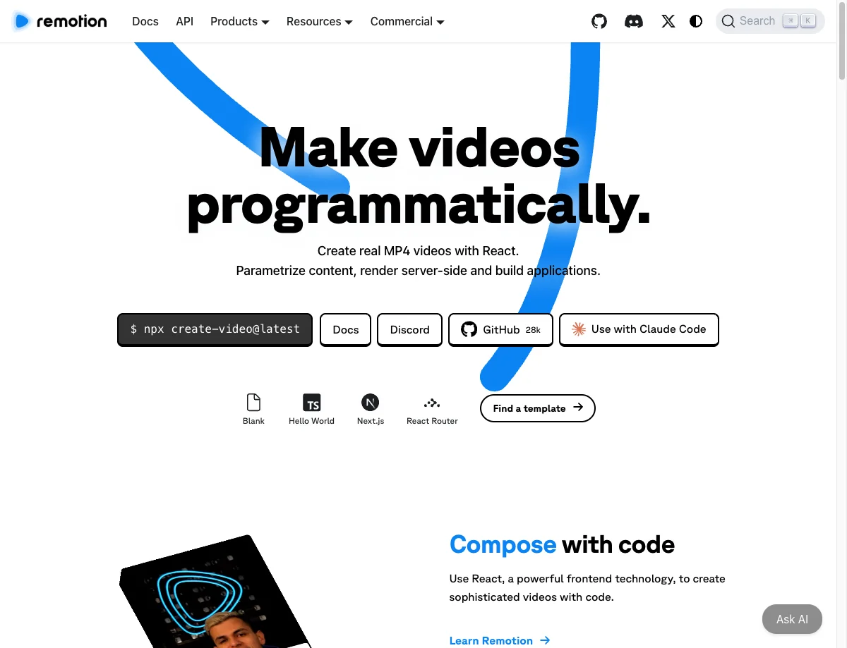 Claude Code + Remotion
