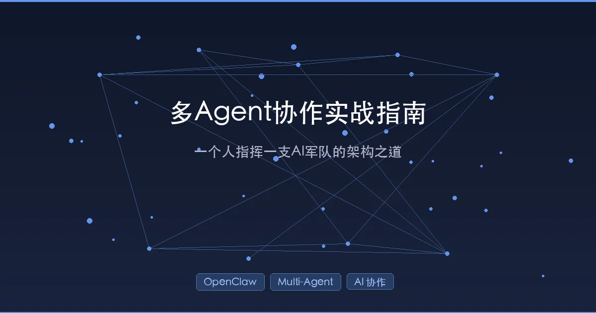 OpenClaw 多 Agent 协作架构指南封面