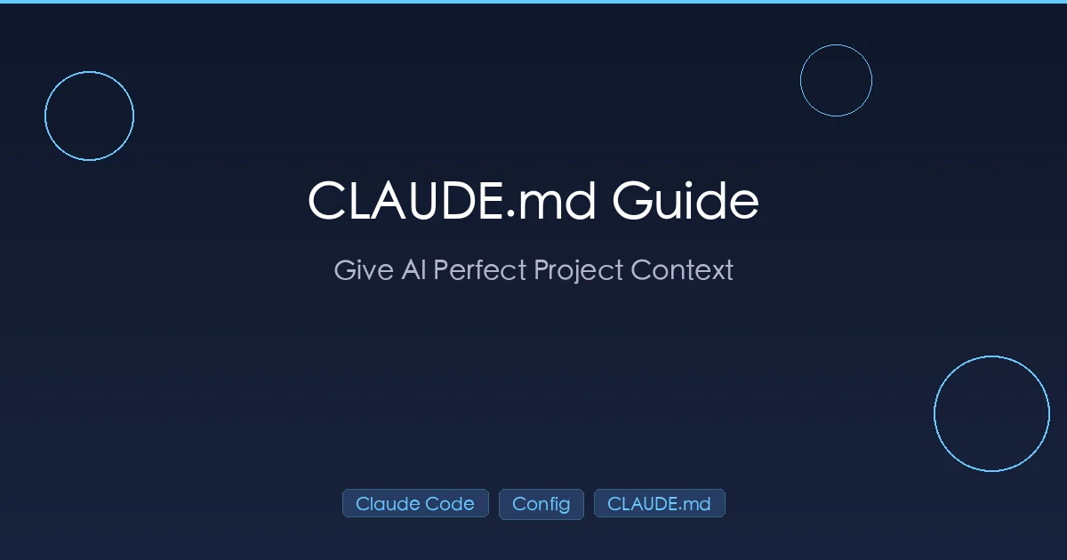 CLAUDE.md configuration guide for Claude Code project context