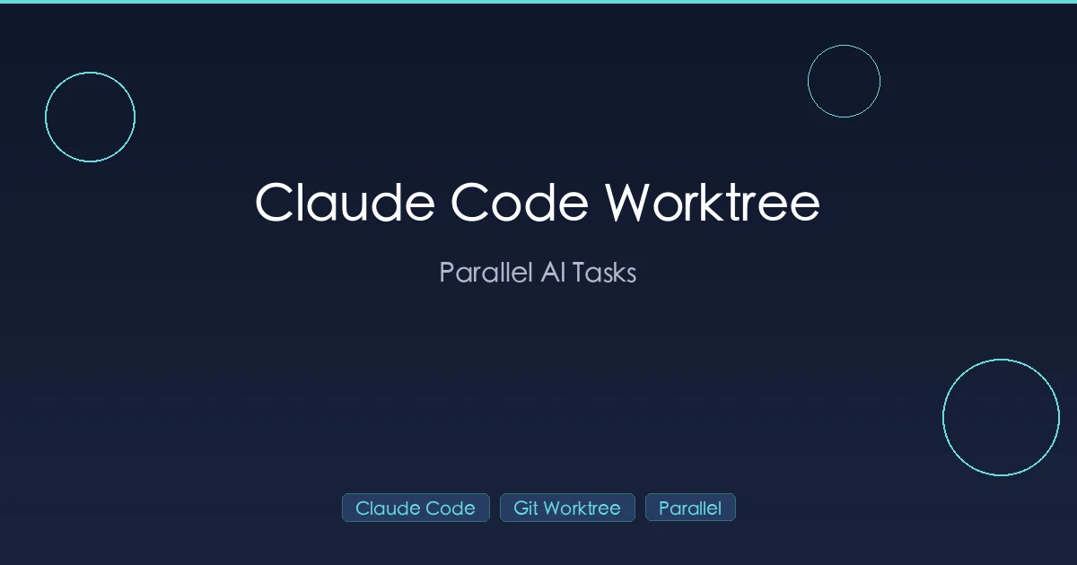 Claude Code worktree mode running multiple parallel AI coding sessions