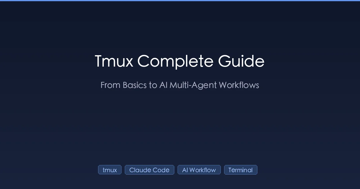 Tmux terminal multiplexer for AI development workflows