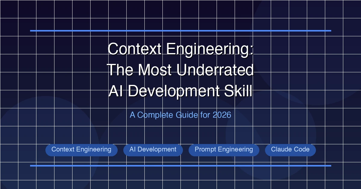 Context engineering guide covering the five dimensions, failure modes, and practical frameworks for AI development