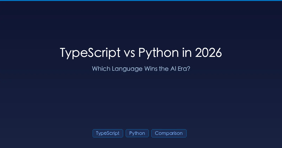 2026 年 AI 时代 TypeScript vs Python 对比
